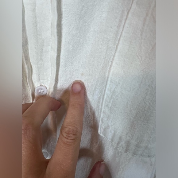 CP Shades 100% Cotton Tunic Length Button Down Shirt - Picture 2 of 6